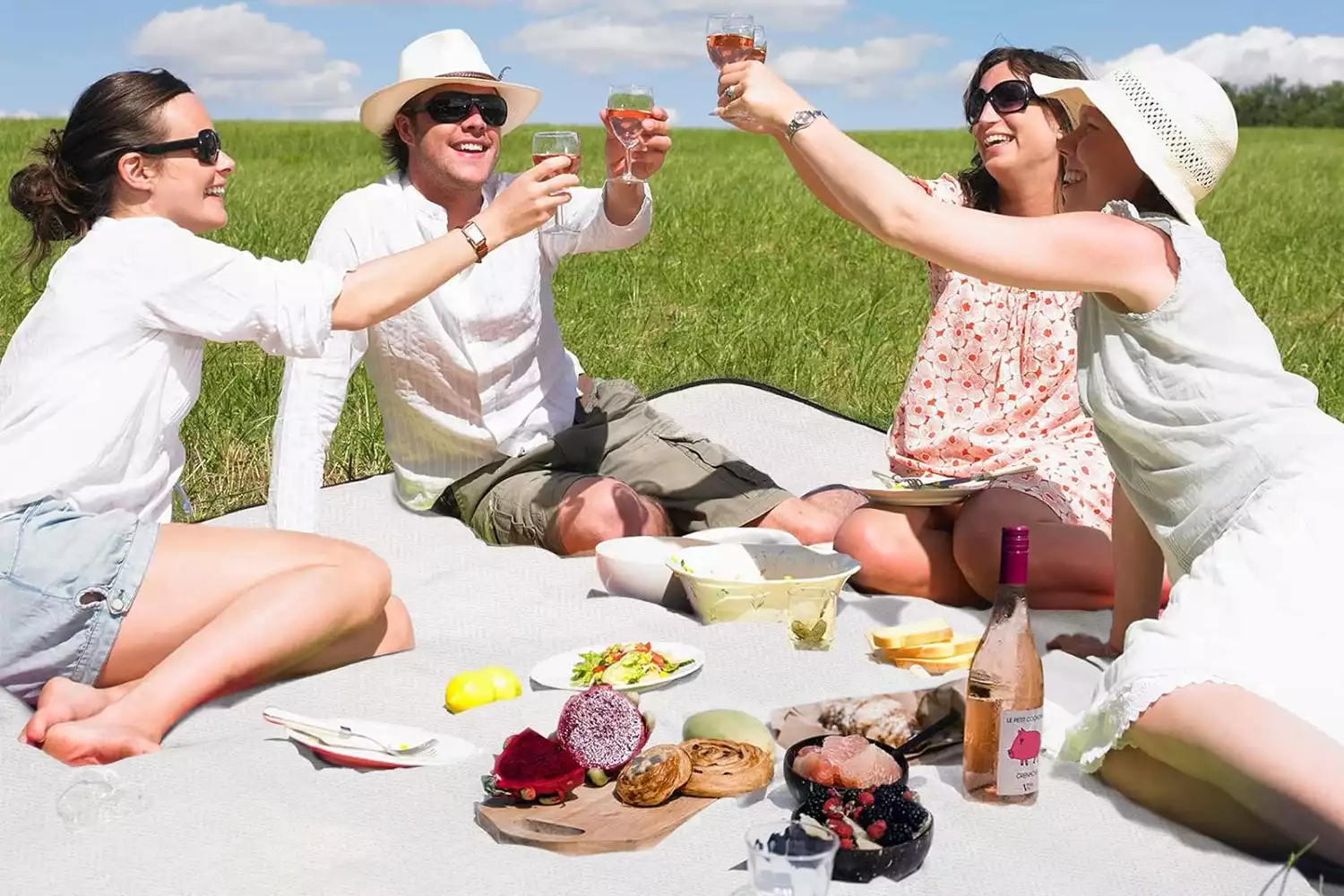 beach blanket picnic